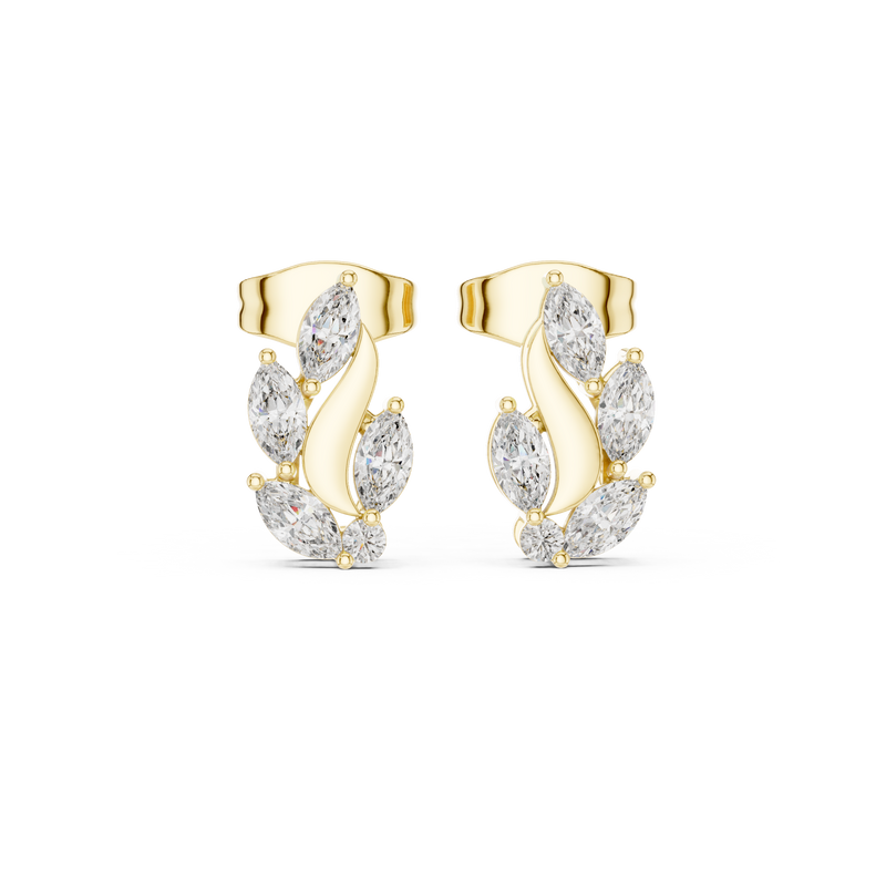 Earring AGDER-343@7 - Yellow Gold - Image