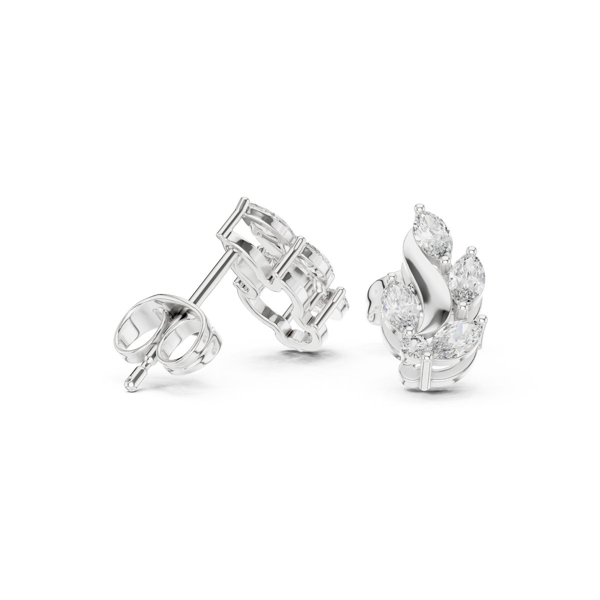 Earring AGDER-343@7 - White Gold - Image