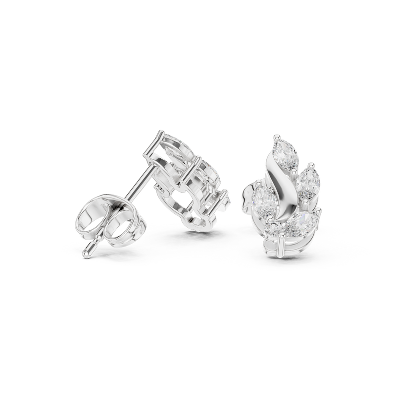 Earring AGDER-343@7 - White Gold - Image