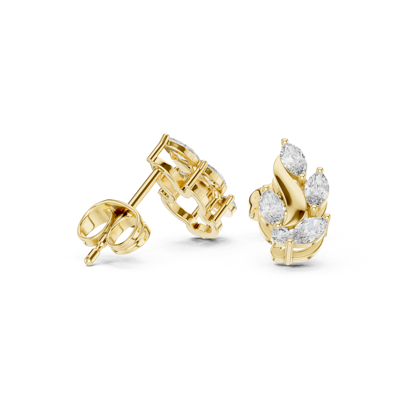 Earring AGDER-343@7 - Yellow Gold - Image
