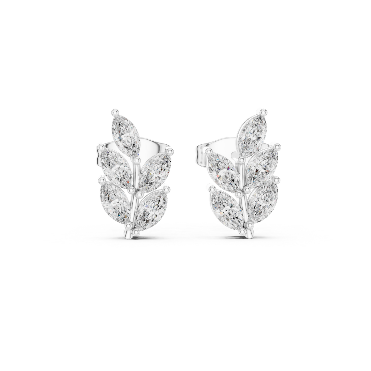 Earring AGDER-347@7 - White Gold - Image
