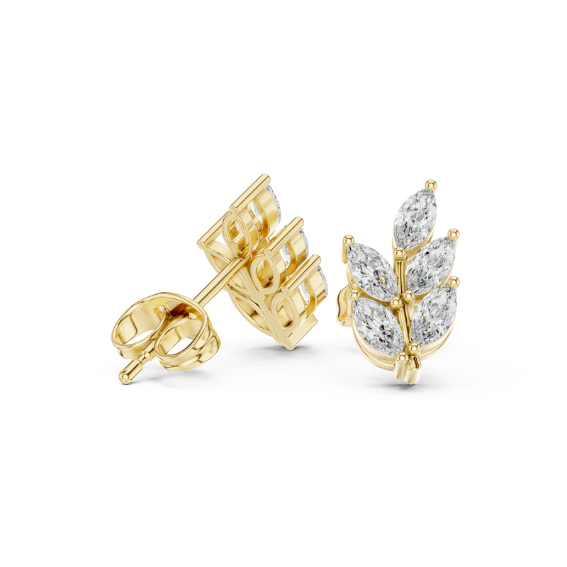Earring AGDER-347@7 - Yellow Gold - Image