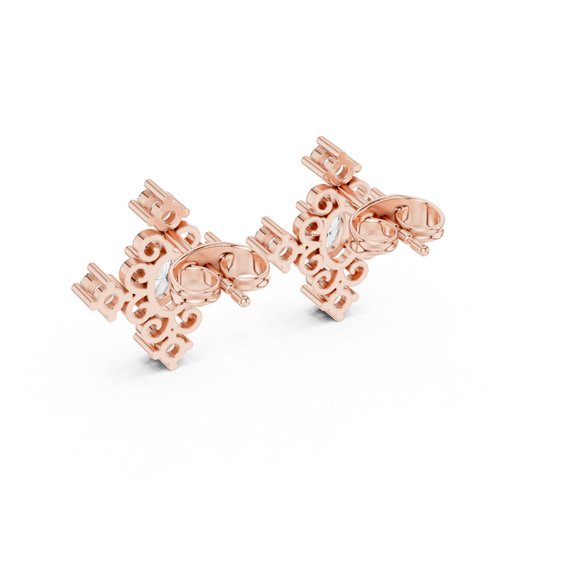 Earring AGDER-350@7 - Rose Gold - Image