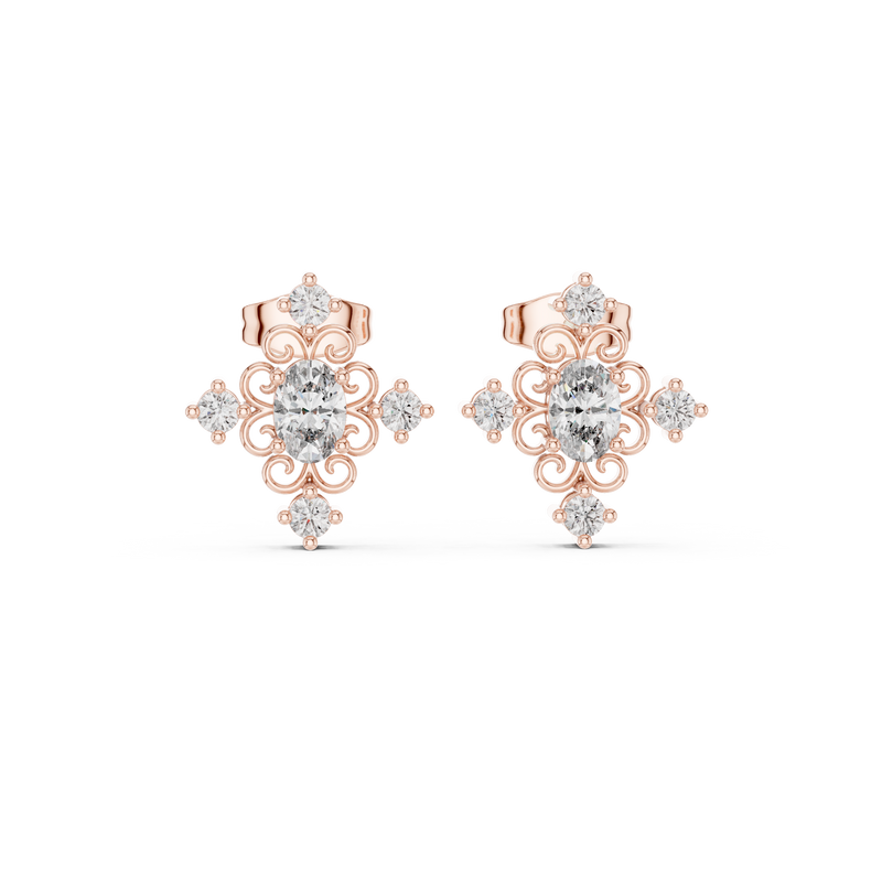 Earring AGDER-350@7 - Rose Gold - Image