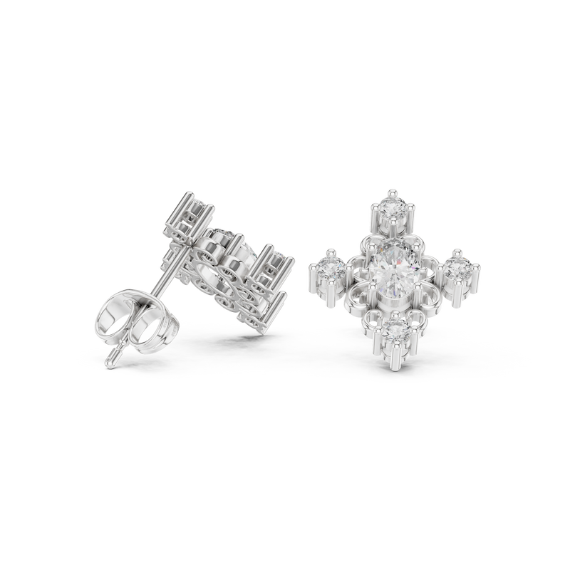 Earring AGDER-350@7 - White Gold - Image