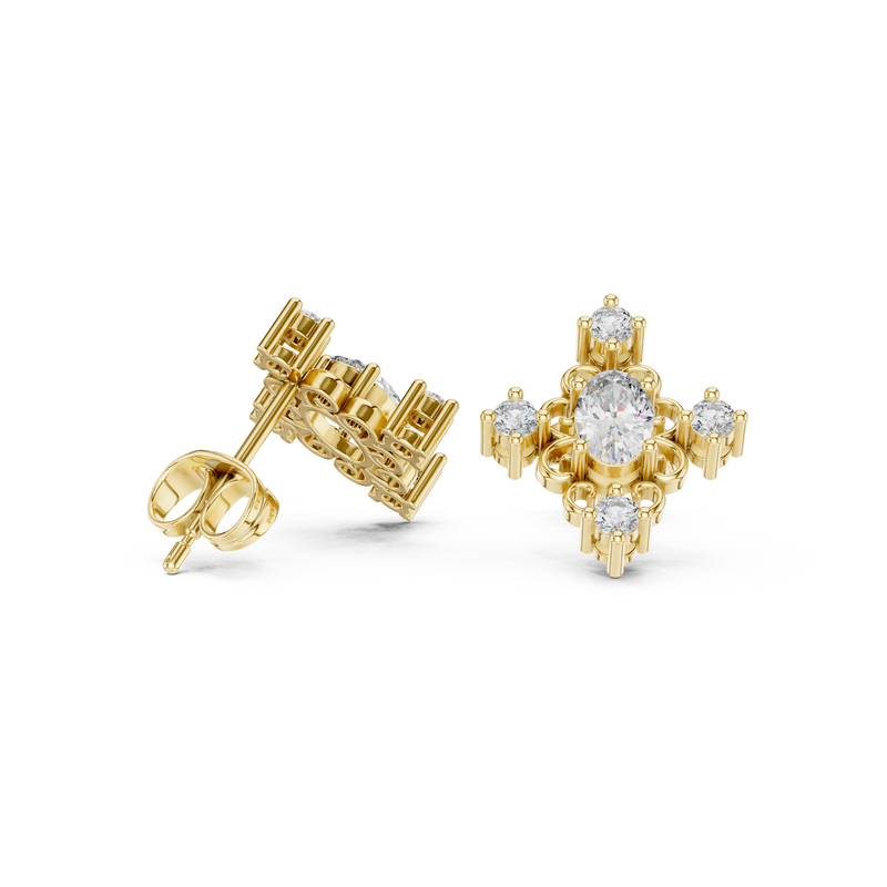 Earring AGDER-350@7 - Yellow Gold - Image