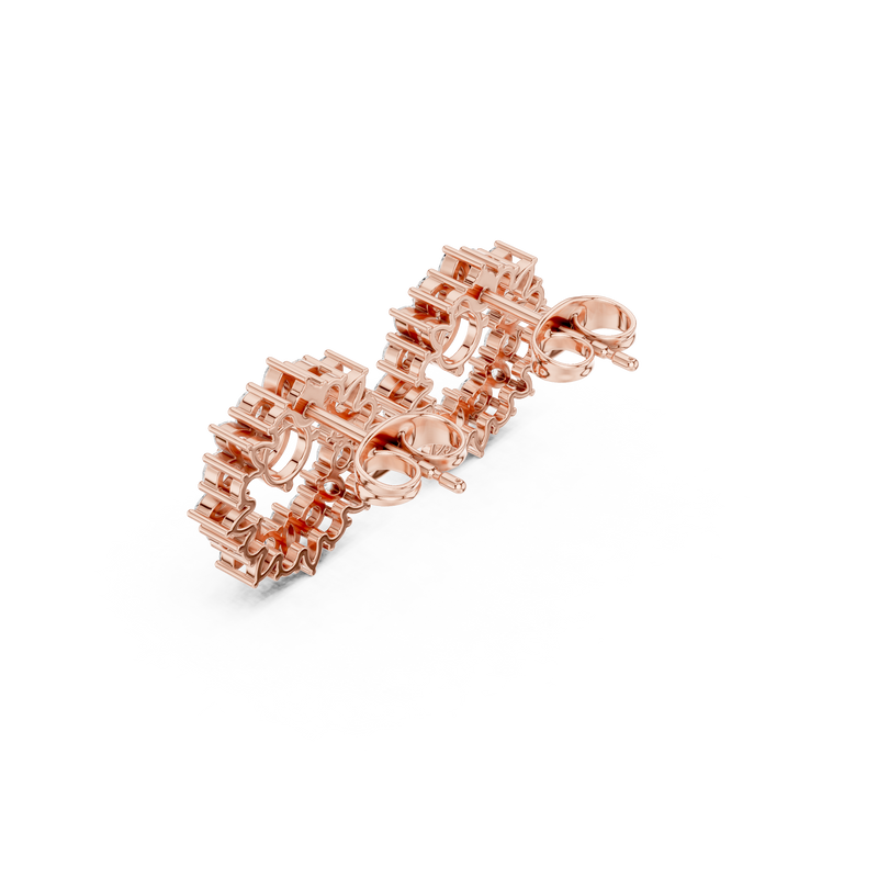 Earring AGDER-351@7 - Rose Gold - Image