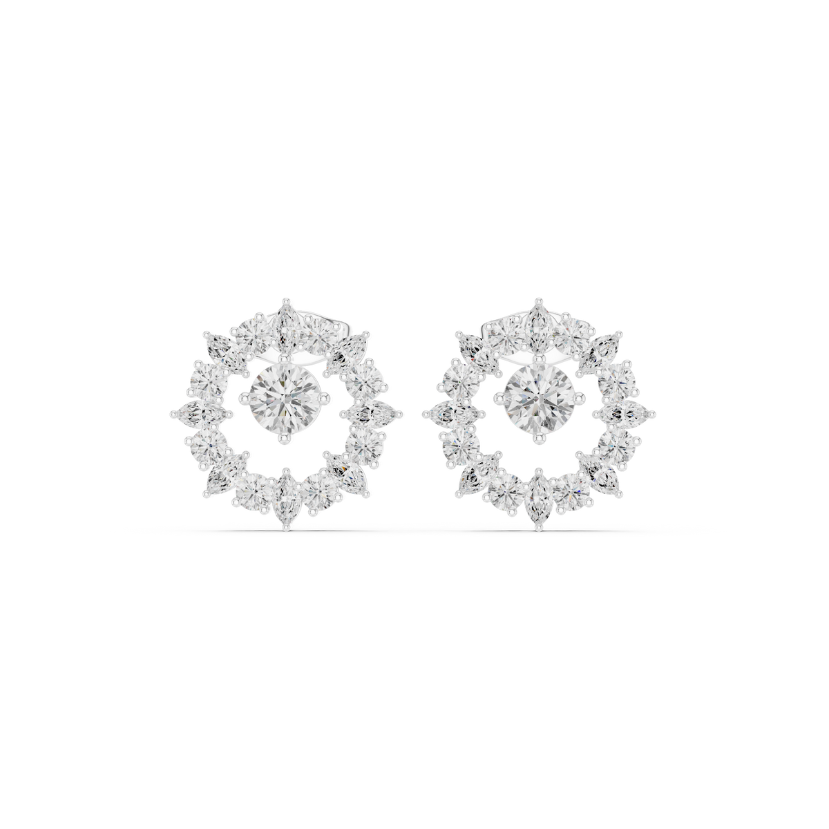 Earring AGDER-351@7 - White Gold - Image