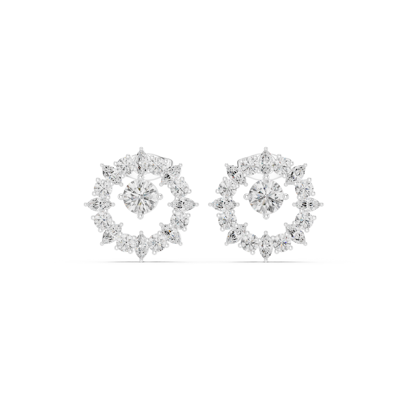 Earring AGDER-351@7 - White Gold - Image