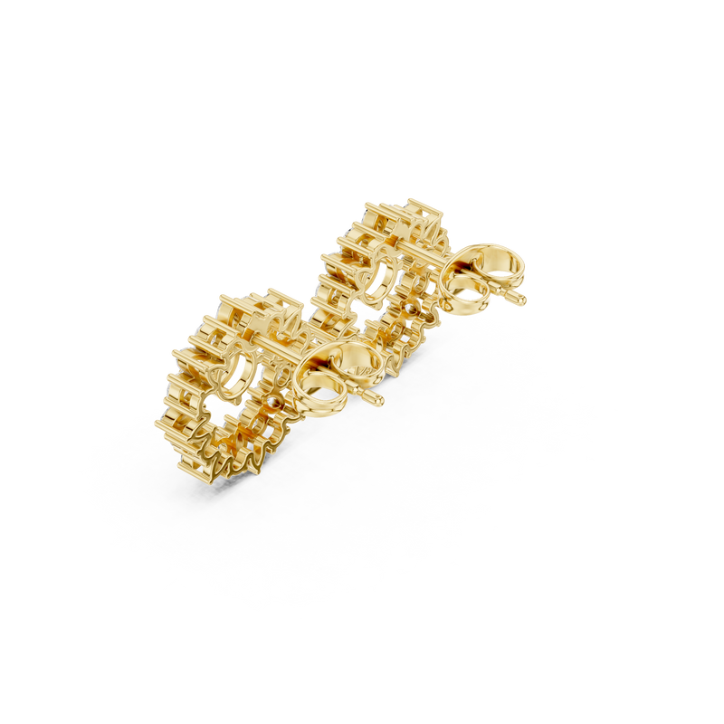 Earring AGDER-351@7 - Yellow Gold - Image