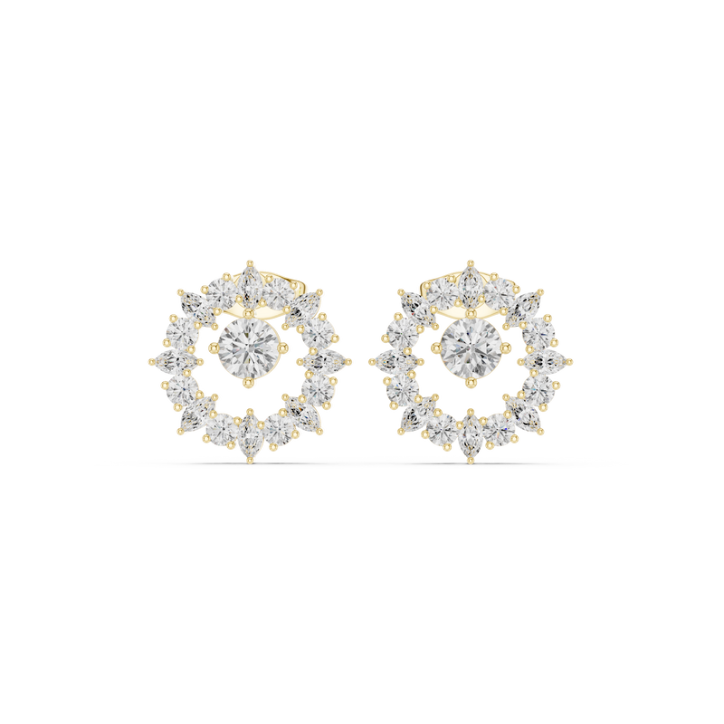 Earring AGDER-351@7 - Yellow Gold - Image
