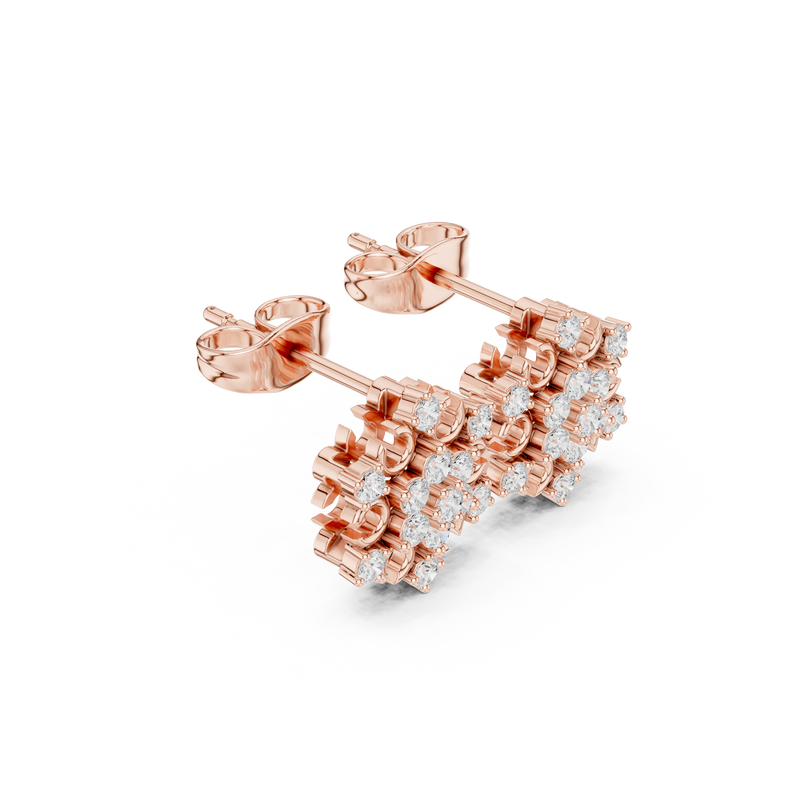 Earring AGDER-352@7 - Rose Gold - Image