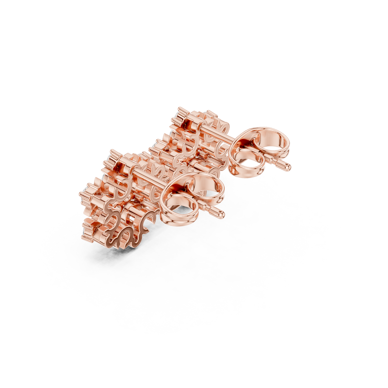 Earring AGDER-352@7 - Rose Gold - Image