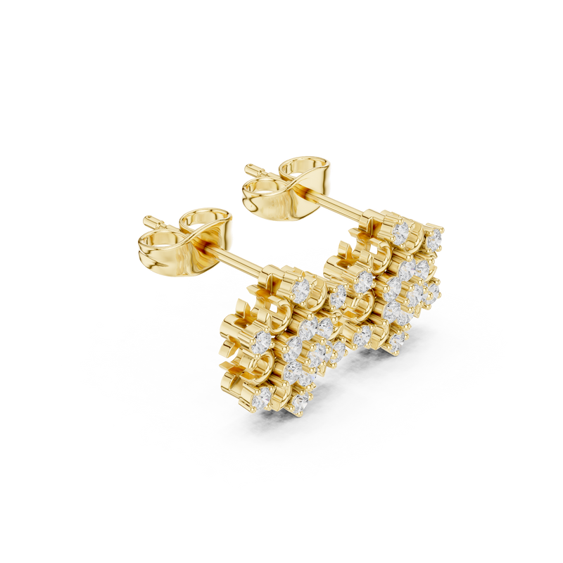 Earring AGDER-352@7 - Yellow Gold - Image