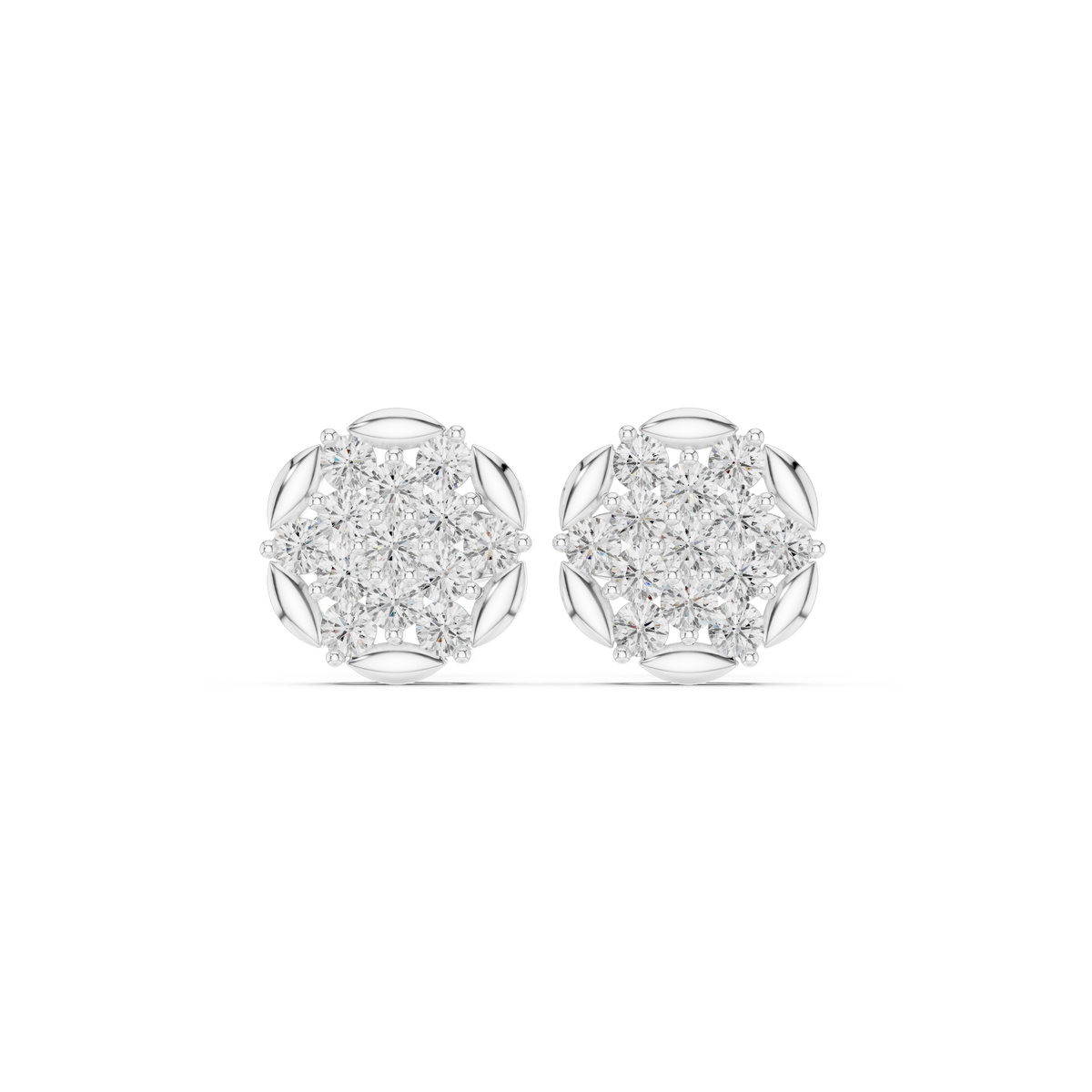 Earring AGDER-353@7 - White Gold - Image