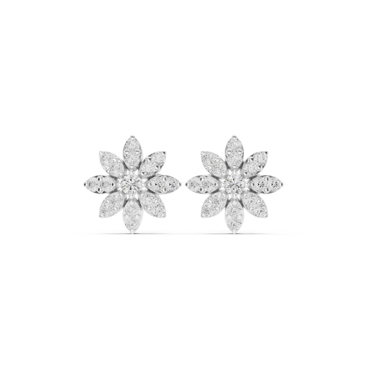 Earring AGDER-356@7 - White Gold - Image