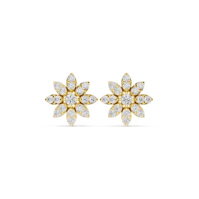 Earring AGDER-356@7 - Yellow Gold - Image