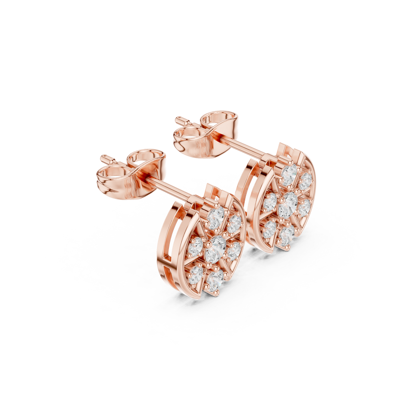 Earring AGDER-358@7 - Rose Gold - Image