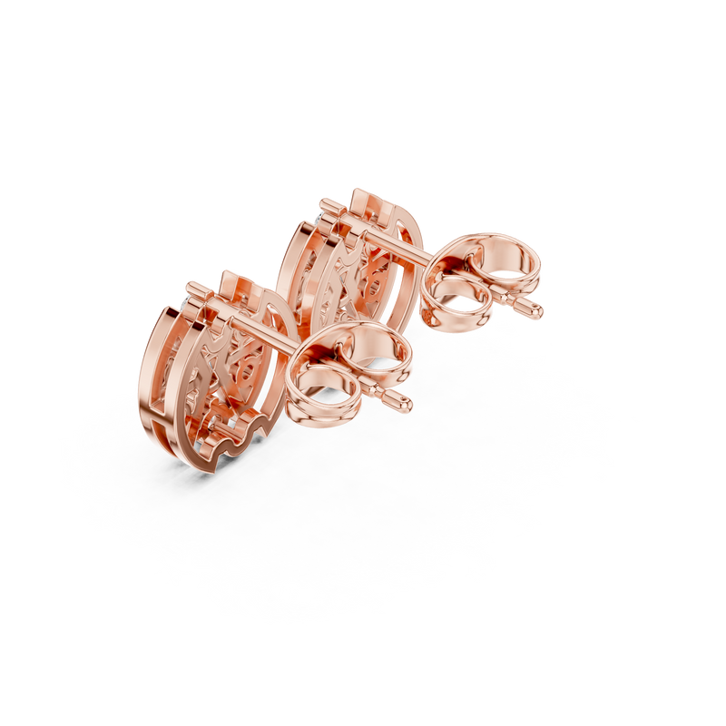 Earring AGDER-358@7 - Rose Gold - Image