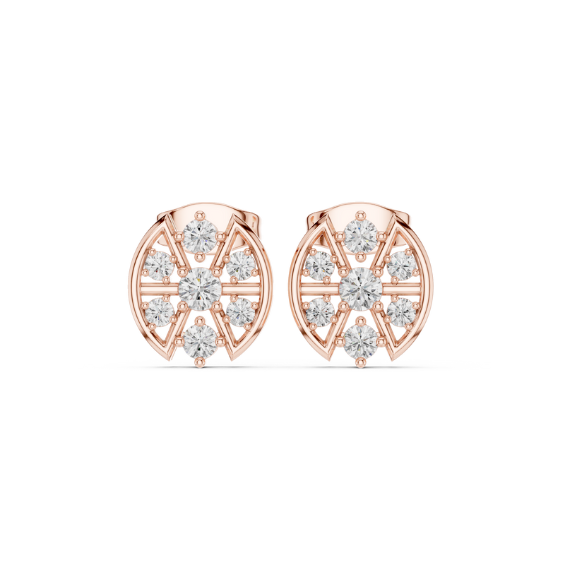 Earring AGDER-358@7 - Rose Gold - Image