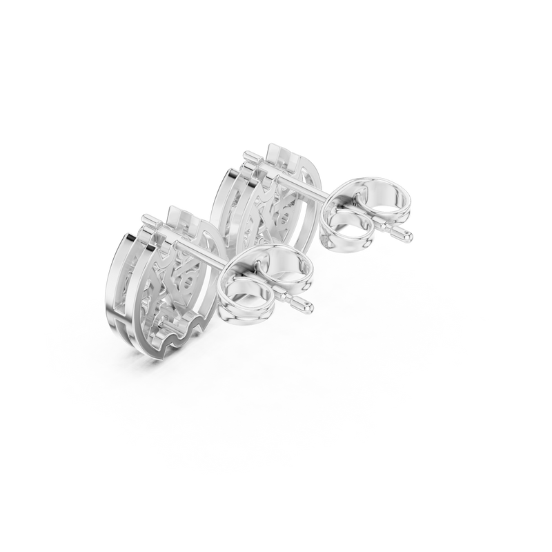 Earring AGDER-358@7 - White Gold - Image