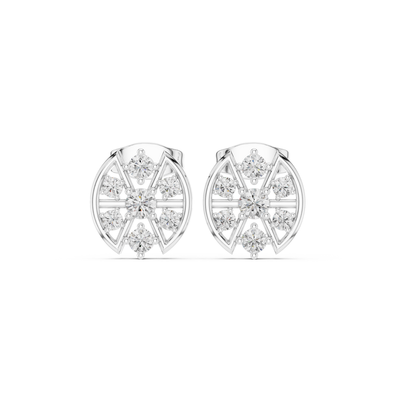 Earring AGDER-358@7 - White Gold - Image