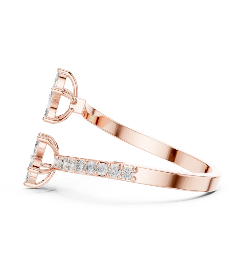 Ladies Ring AGDLR-257@7 - Rose Gold - Image