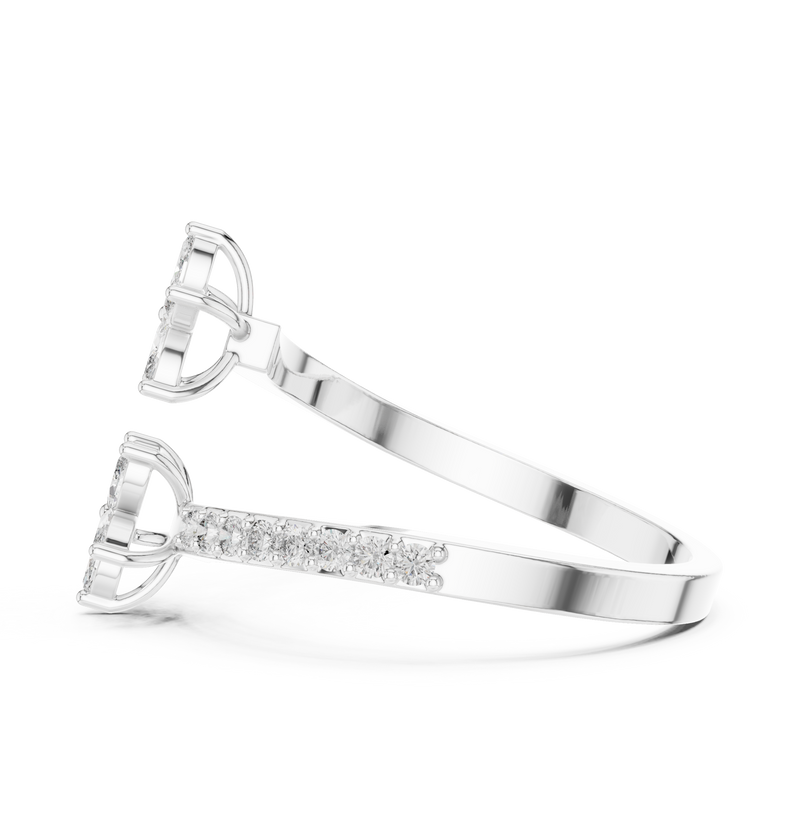 Ladies Ring AGDLR-257@7 - White Gold - Image