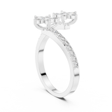 Ladies Ring AGDLR-257@7 - White Gold - Image