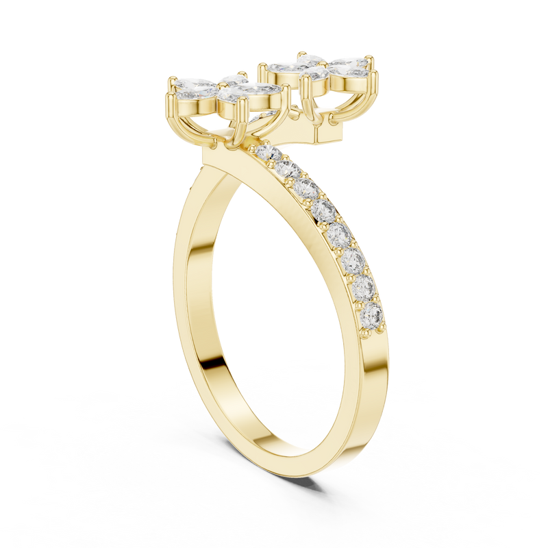 Ladies Ring AGDLR-257@7 - Yellow Gold - Image