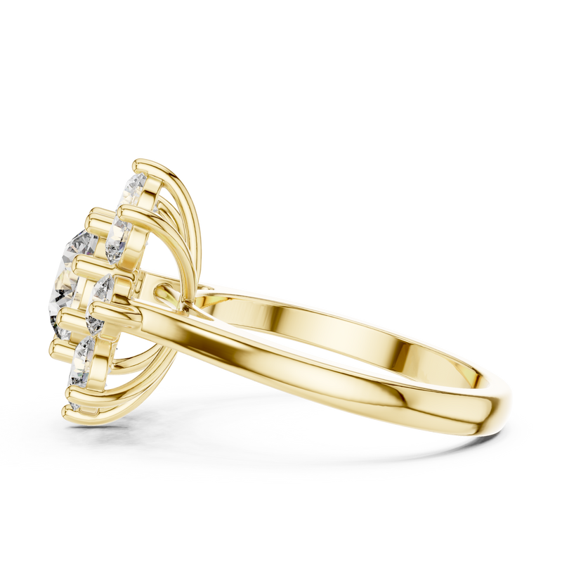Ladies Ring AGDLR-273@7 - Yellow Gold - Image