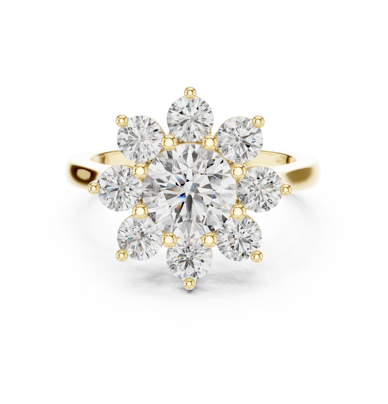 Ladies Ring AGDLR-273@7 - Yellow Gold - Image