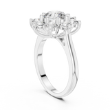 Ladies Ring AGDLR-273@7 - White Gold - Image