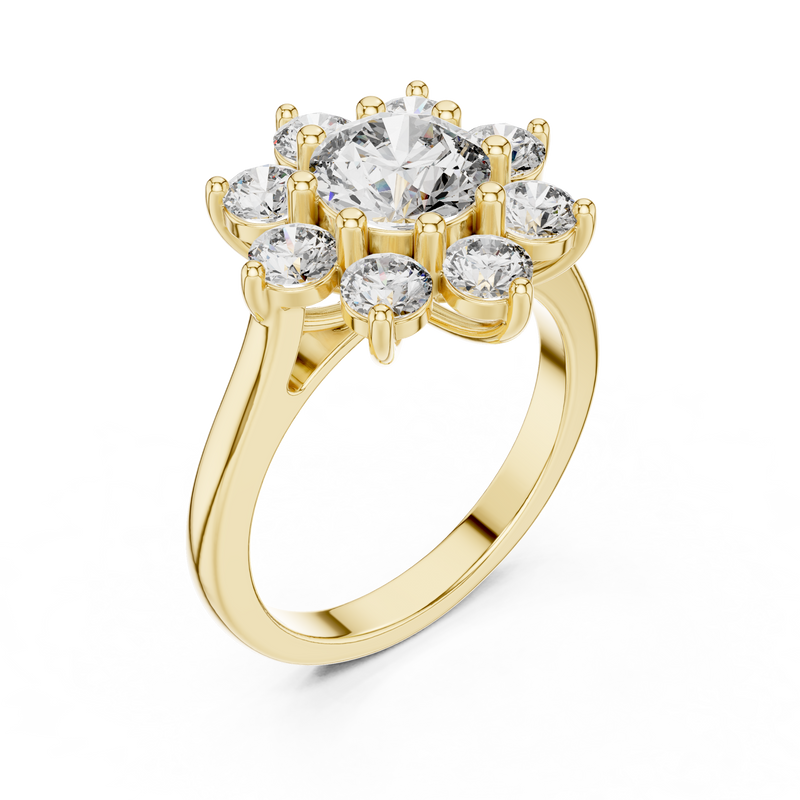 Ladies Ring AGDLR-273@7 - Yellow Gold - Image