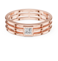 Ladies Ring AGR-1 - Rose Gold - Image