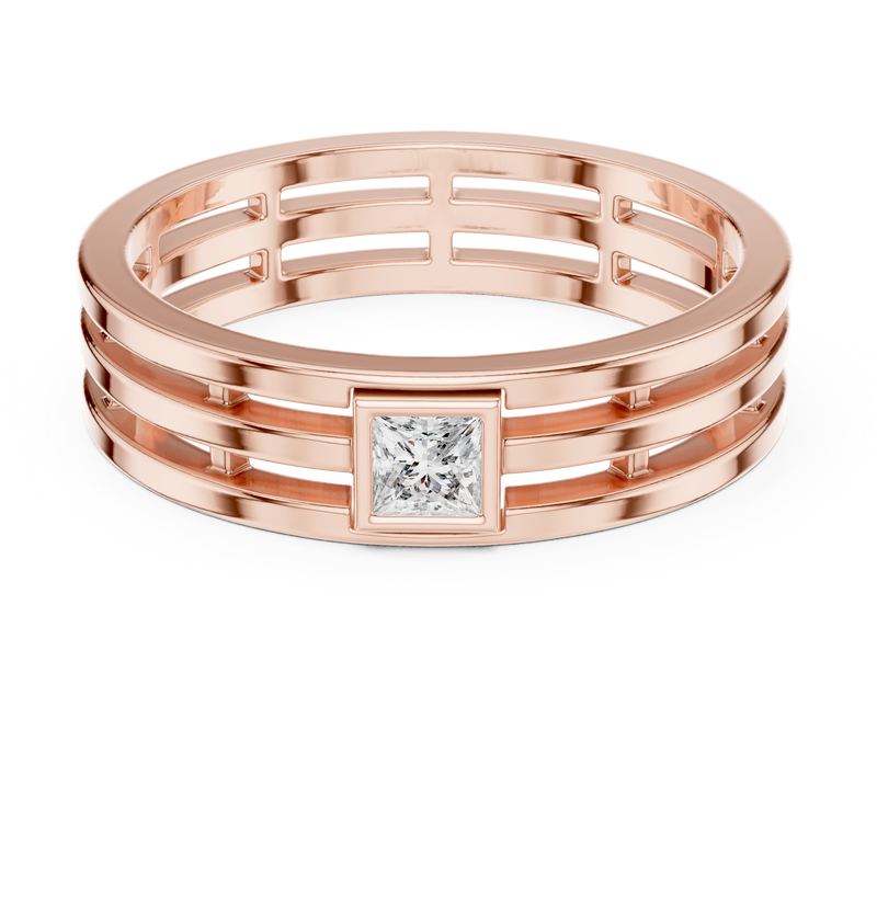 Ladies Ring AGR-1 - Rose Gold - Image
