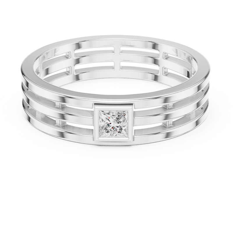 Ladies Ring AGR-1 - White Gold - Image