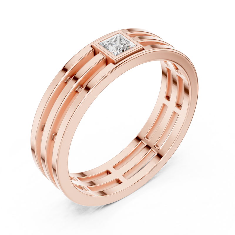Ladies Ring AGR-1 - Rose Gold - Image