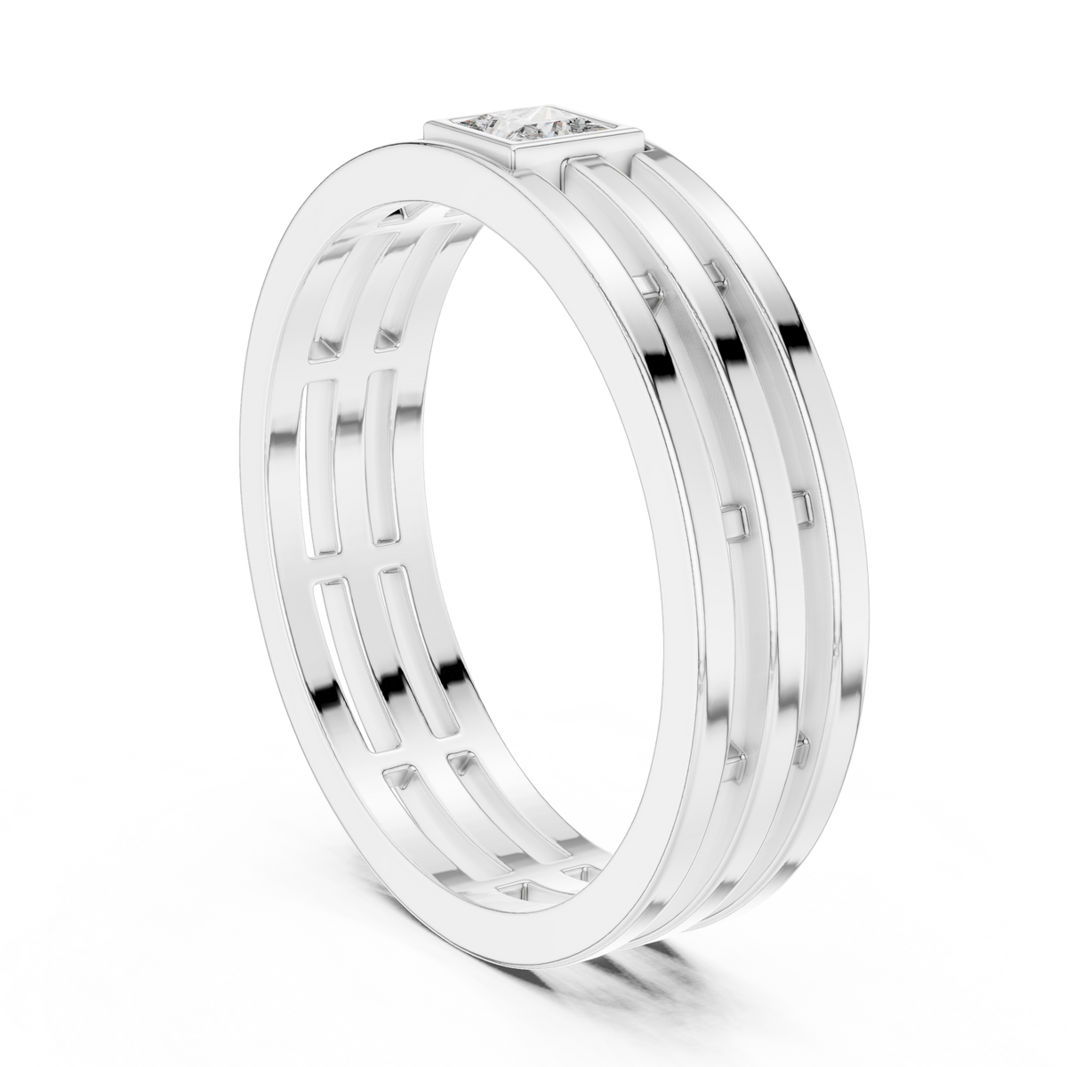 Ladies Ring AGR-1 - White Gold - Image