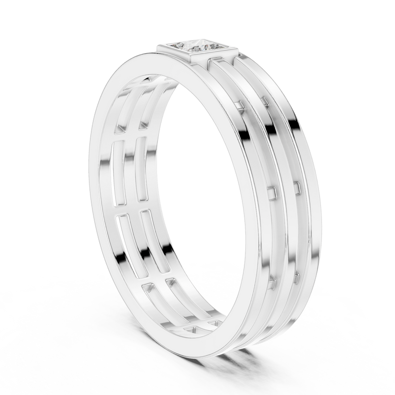Ladies Ring AGR-1 - White Gold - Image