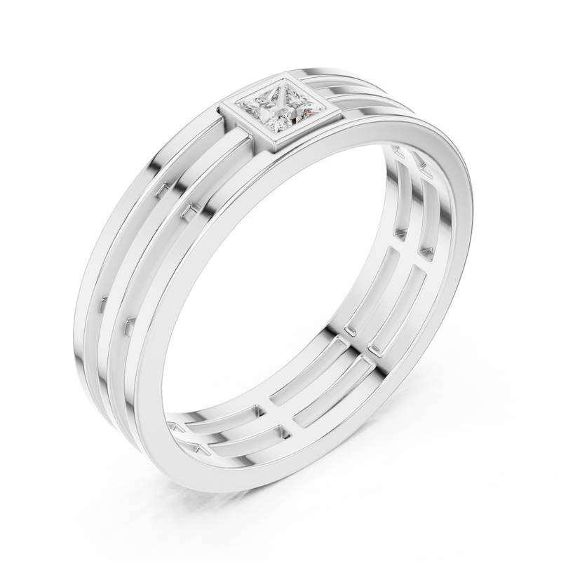 Ladies Ring AGR-1 - White Gold - Image