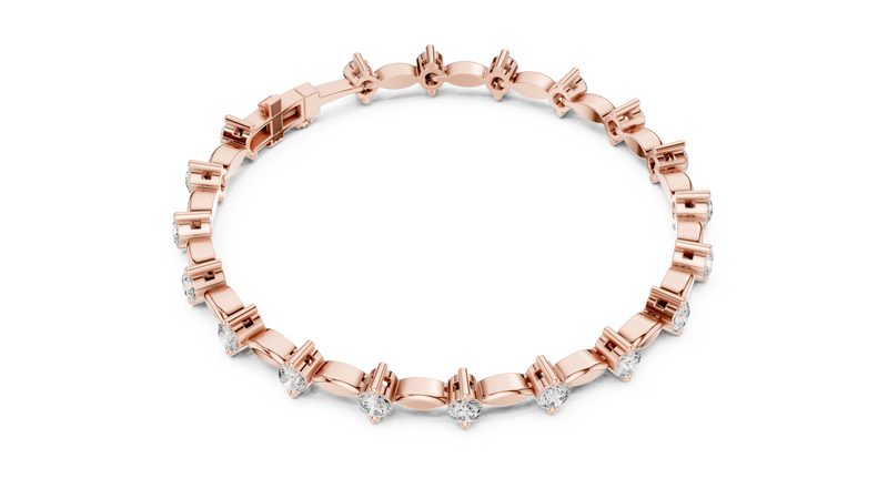 Bracelet AK50101@7 - Rose Gold - Image