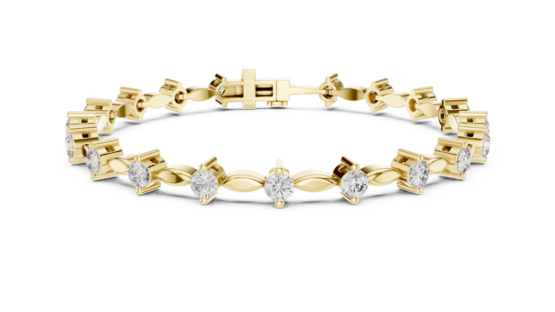 Bracelet AK50101@7 - Yellow Gold - Image