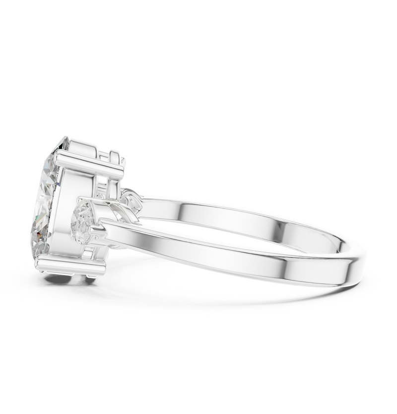 Ladies Ring ALJLR-491 - White Gold - Image