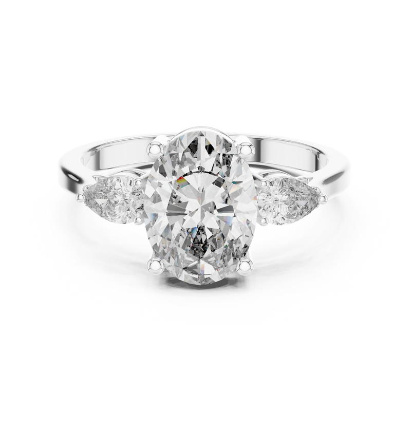 Ladies Ring ALJLR-491 - White Gold - Image