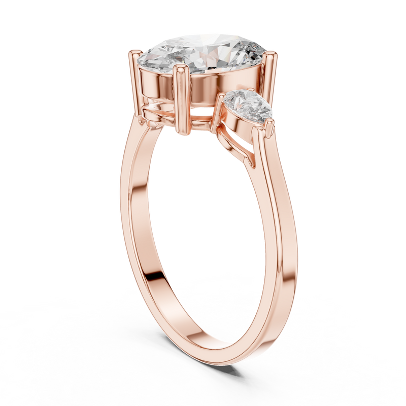 Ladies Ring ALJLR-491 - Rose Gold - Image