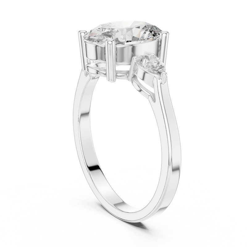 Ladies Ring ALJLR-491 - White Gold - Image