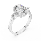 Ladies Ring ALJLR-491 - White Gold - Image