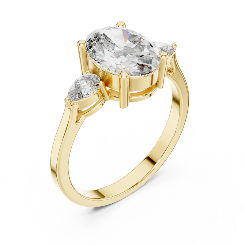 Ladies Ring ALJLR-491 - Yellow Gold - Image