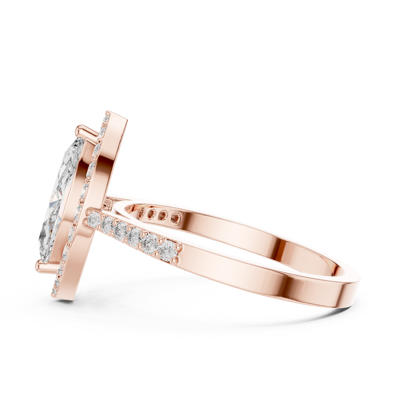 Ladies Ring ALR-100@7 - Rose Gold - Image